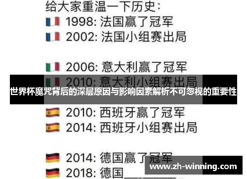 世界杯魔咒背后的深层原因与影响因素解析不可忽视的重要性